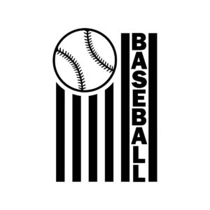 Baseball Flag SVG 21593