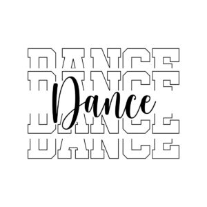 Dance Stacked SVG 21647
