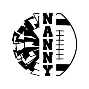 Football Cheer Nanny SVG 21573
