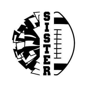Football Cheer Sister SVG 21580