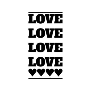 Love Stacked SVG 21733