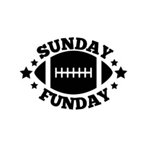 Sunday Funday Football SVG 21532