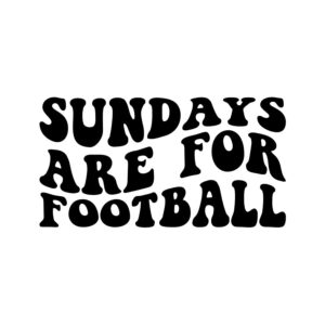 Sundays Are For Football SVG 20973