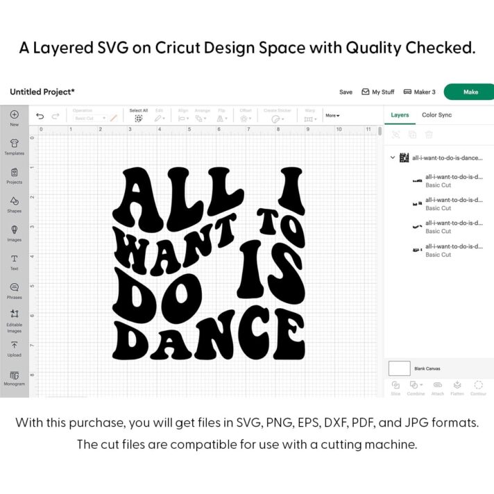 All I Want To Do Is Dance SVG 21872