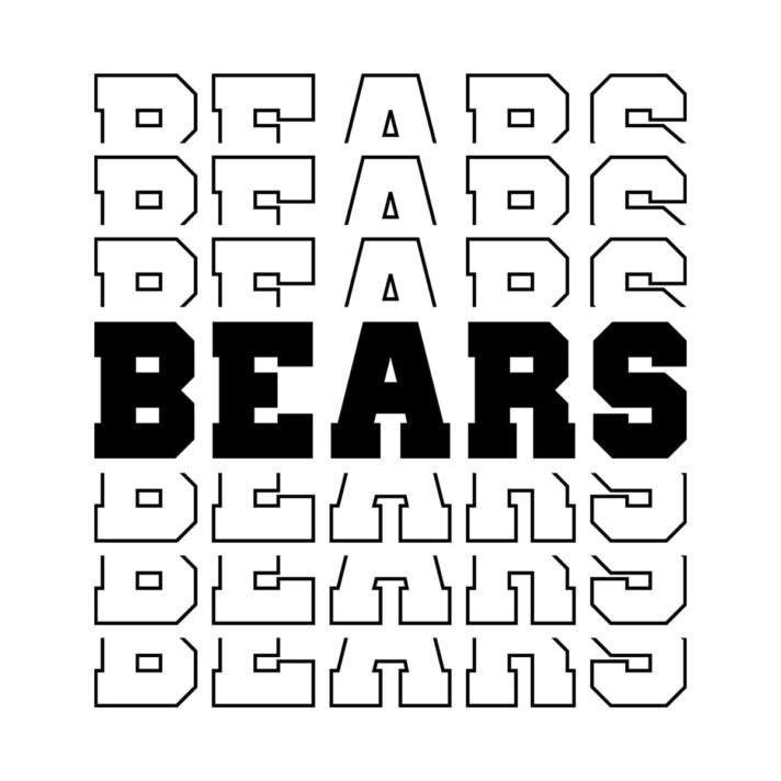 Bears Stacked SVG 2428