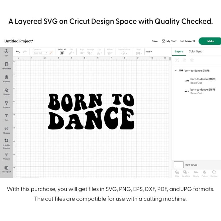 Born To Dance SVG 21878