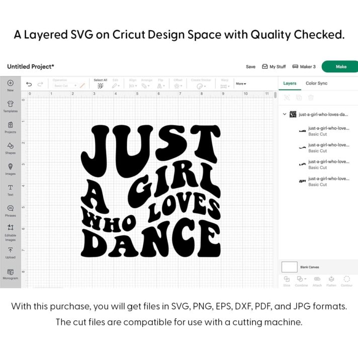 Just A Girl Who Loves Dance SVG 21876