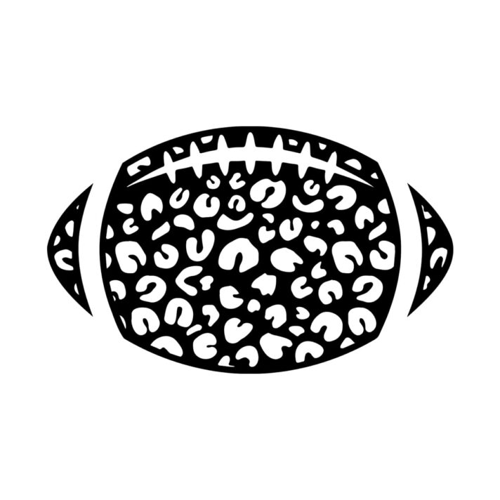 Leopard Football SVG 21939