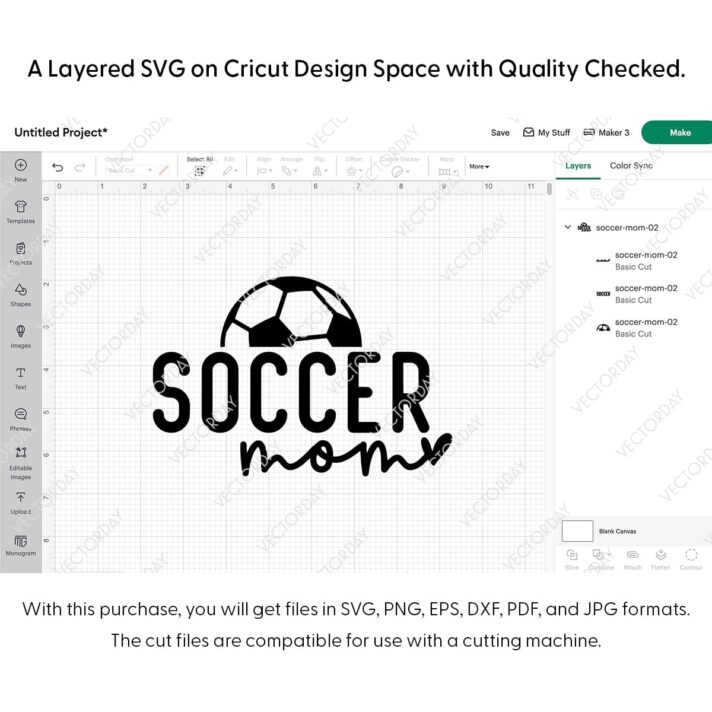 Soccer Mom SVG 24724