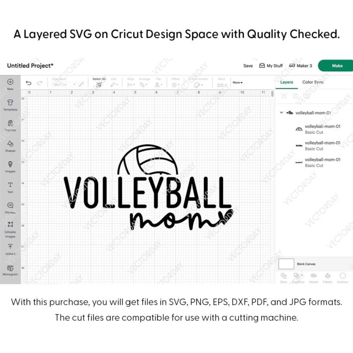 Volleyball Mom 24735 B