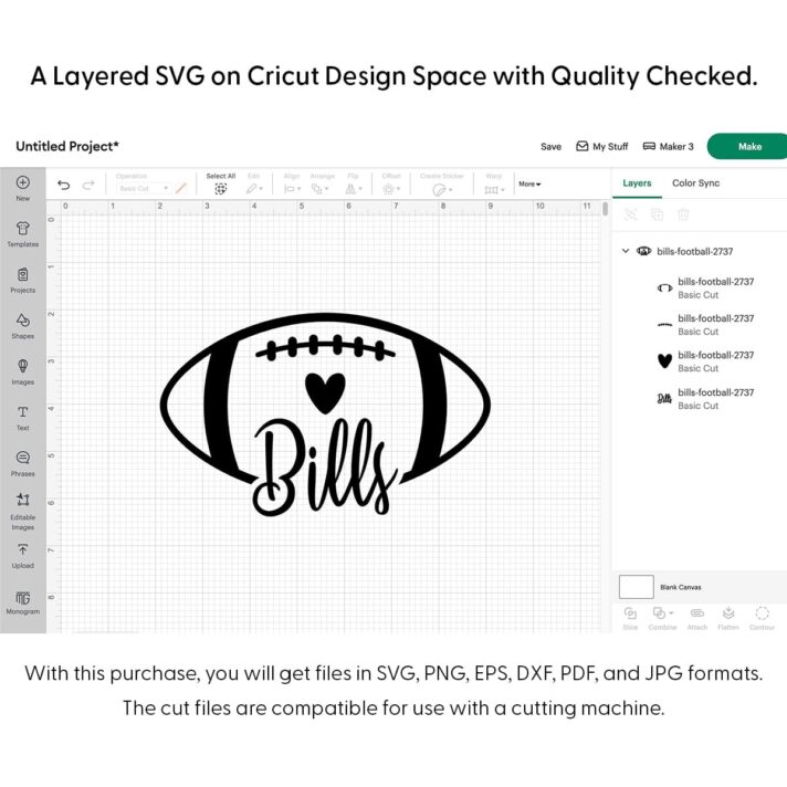 Bills Football SVG 2737