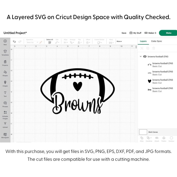 Browns Football SVG 2743