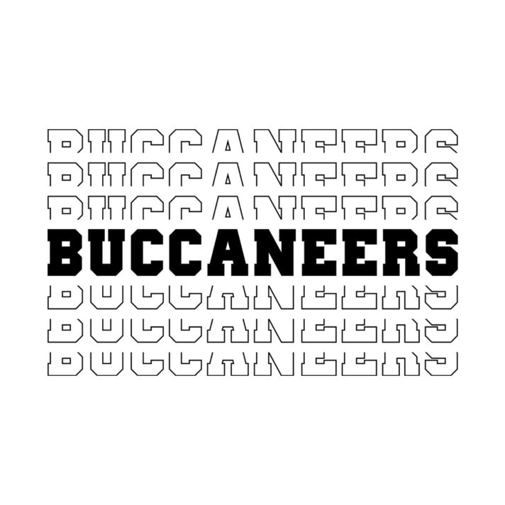 Buccaneers Stacked SVG 2647