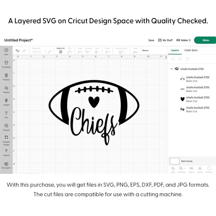 Chiefs Football SVG 2755
