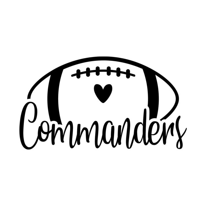 Commanders Football SVG 2761