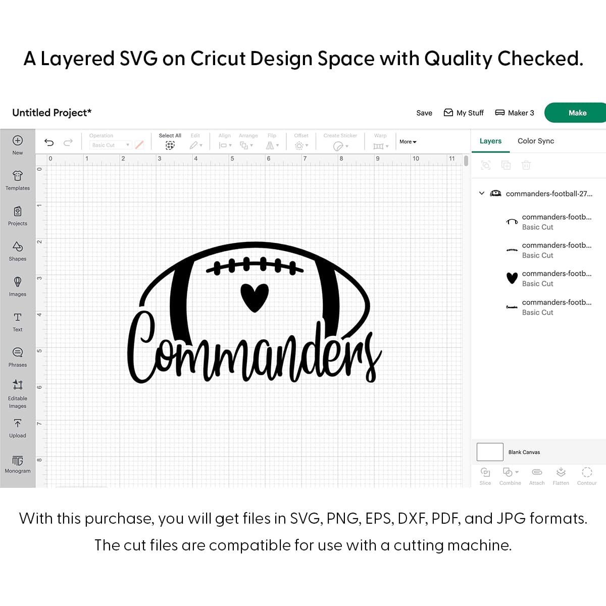 Commanders Football SVG 2761