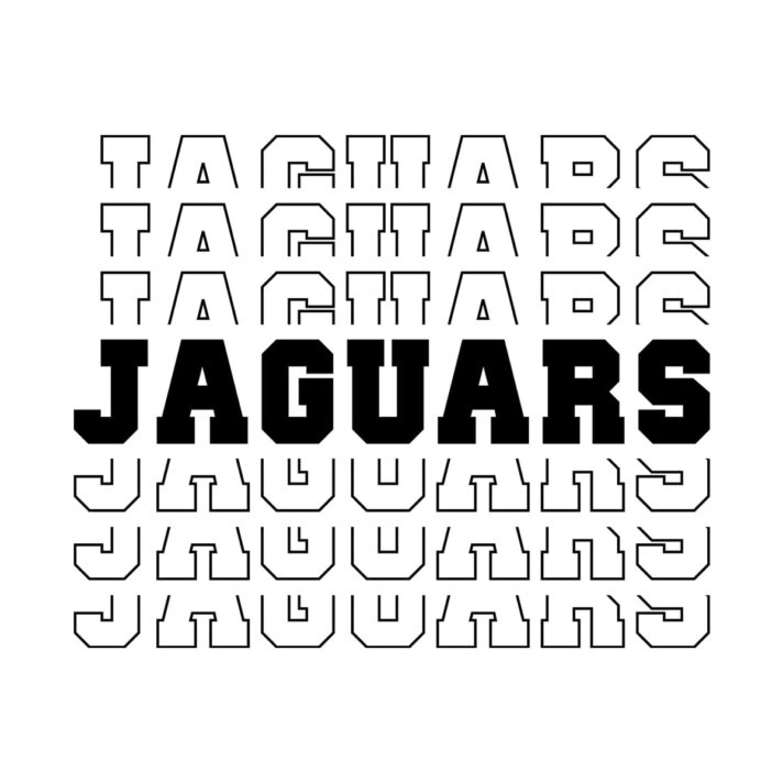 Jaguars Stacked SVG 2680