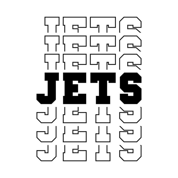 Jets Stacked SVG 2683