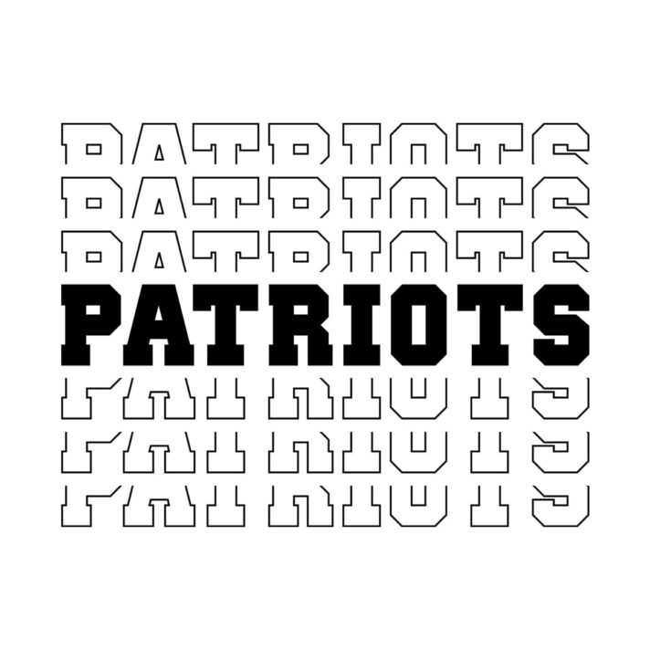 Patriots Stacked SVG 2695