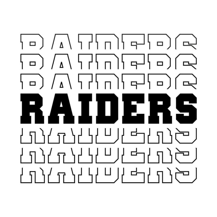 Raiders Stacked SVG 2698