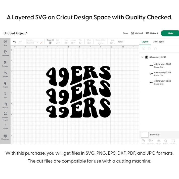 49ers Wavy SVG 3249