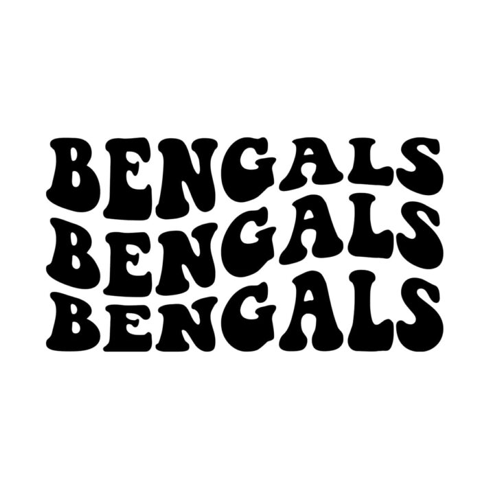 Bengals Wavy SVG 3255