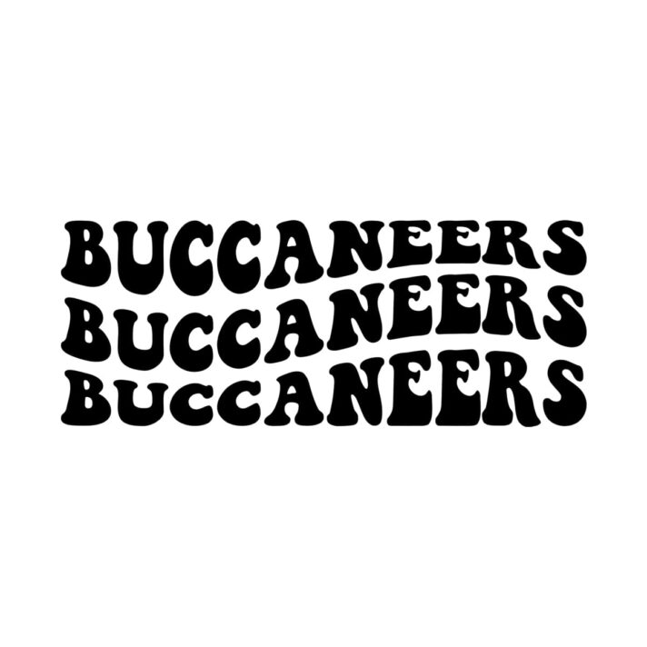 Buccaneers Wavy SVG 3267