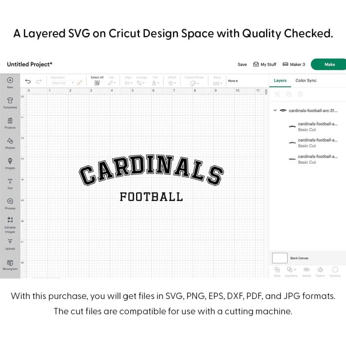 Cardinals Football Arc SVG 3169