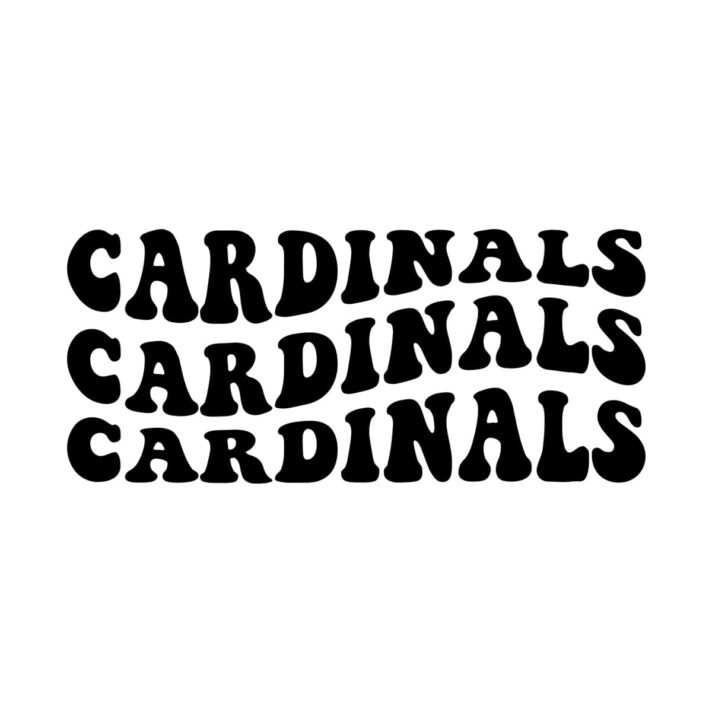 Cardinals Wavy SVG 3270