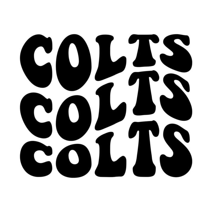 Colts Wavy SVG 3279