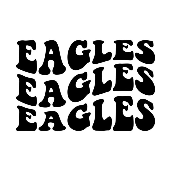 Eagles Wavy SVG 3291
