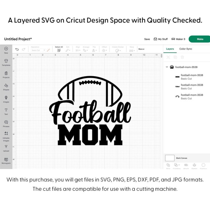 Football Mom SVG 3538