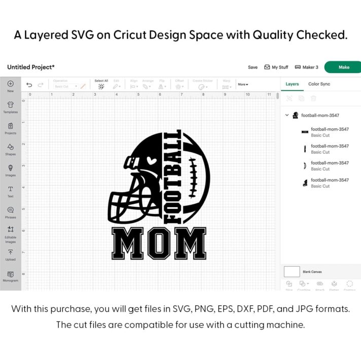 Football Mom SVG 3547
