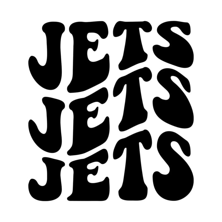 Jets Wavy SVG 3305