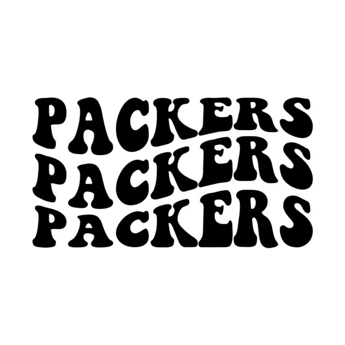Packers Wavy SVG 3314