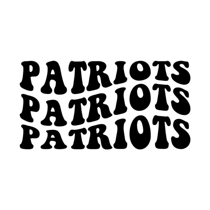 Patriots Wavy SVG 3320