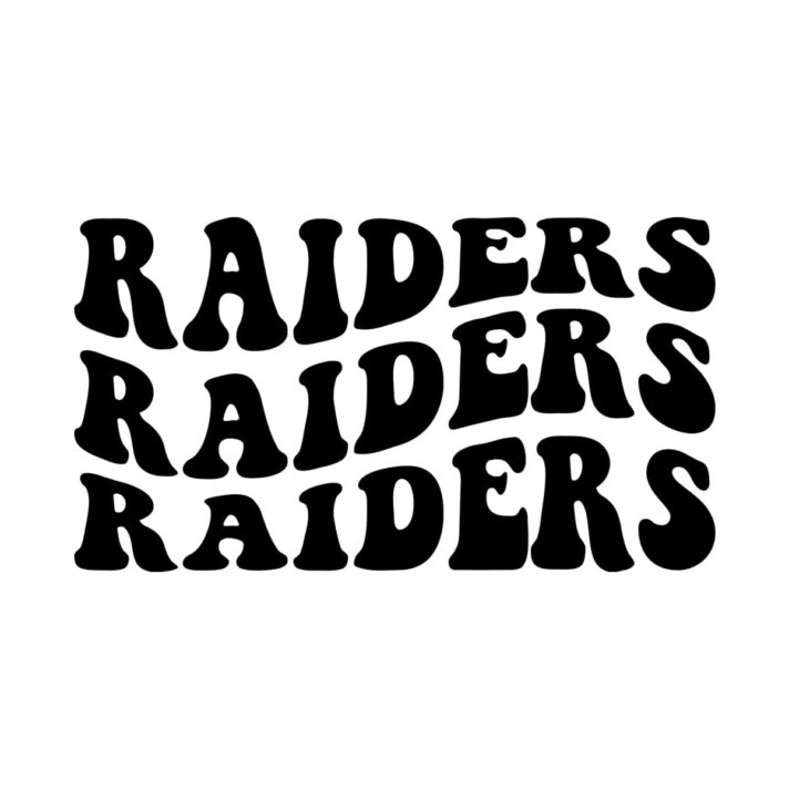 Raiders Wavy SVG 3326