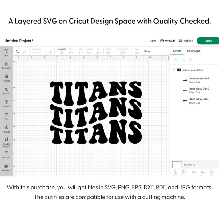 Titans Wavy SVG 3349
