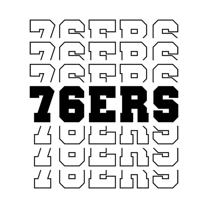 76ers Stacked SVG 3847