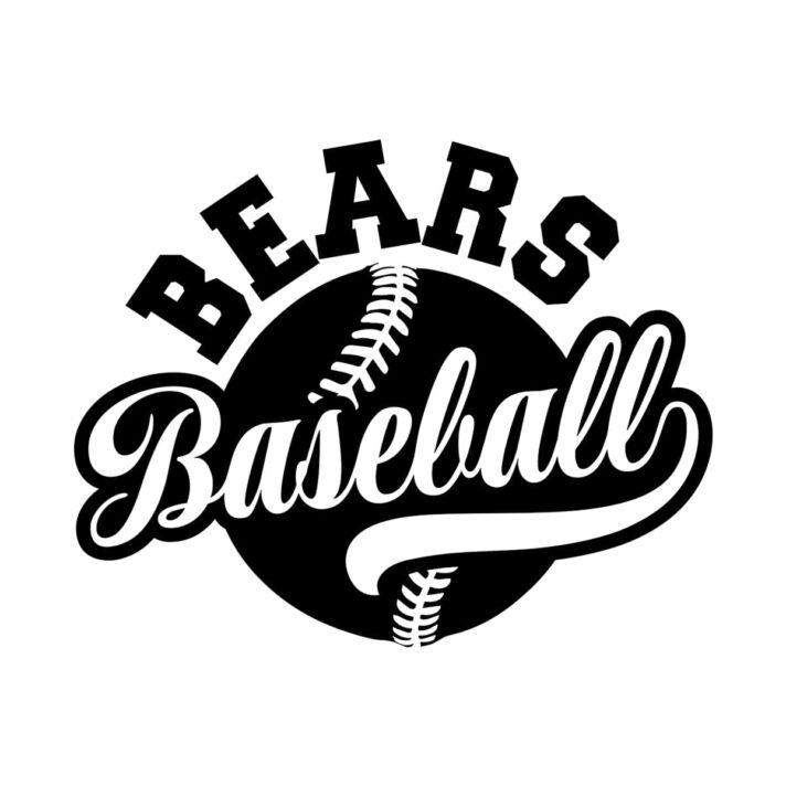 Bears Baseball SVG 4085