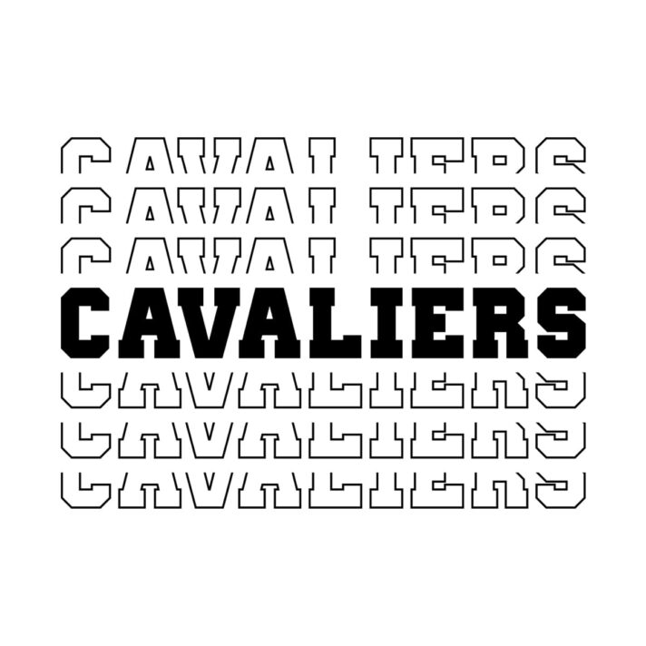 Cavaliers Stacked SVG 3859