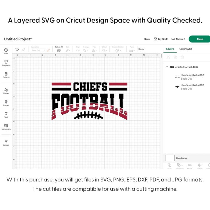 Chiefs Football SVG 4262