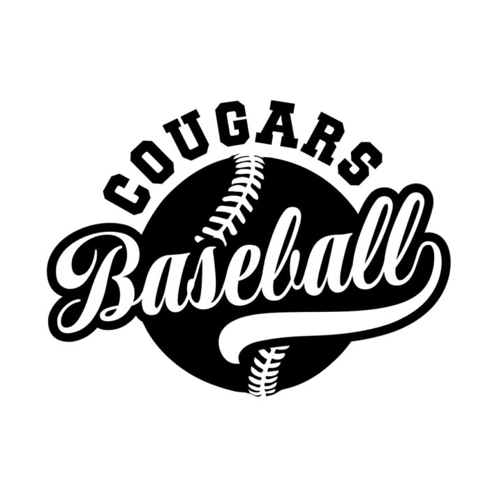 Cougars Baseball SVG 4119
