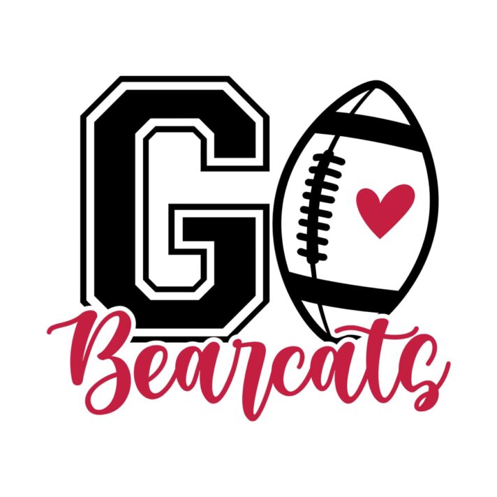 Go Bearcats Football SVG 4025