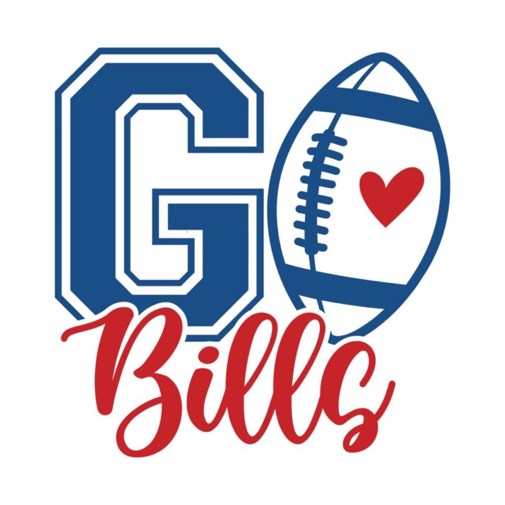 Go Bills Football SVG 3995