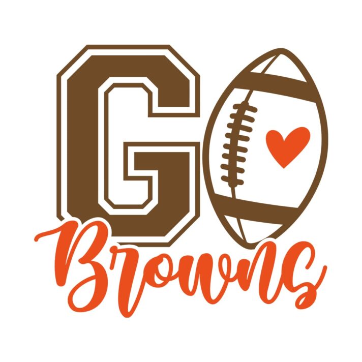 Go Browns Football SVG 4059