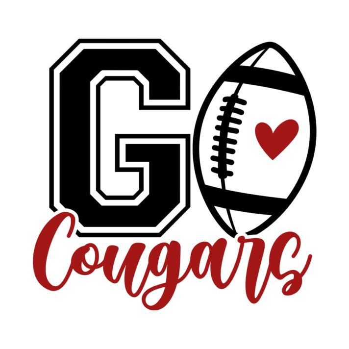 Go Cougars Football SVG 3991