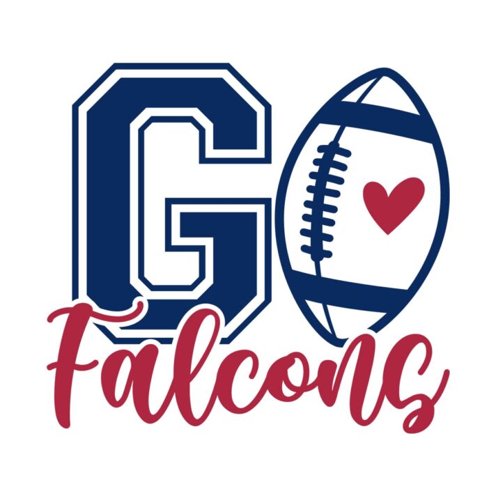 Go Falcons Football SVG 4003
