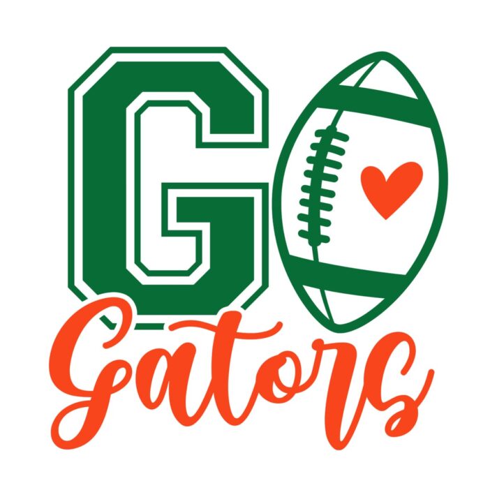 Go Gators Football SVG 4032