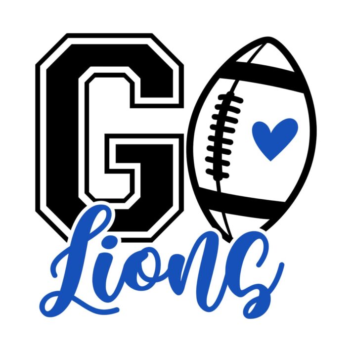 Go Lions Football SVG 4041